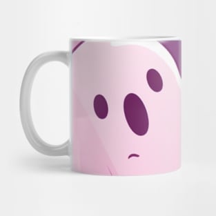 Cute pink ghosts pattern halloween Mug